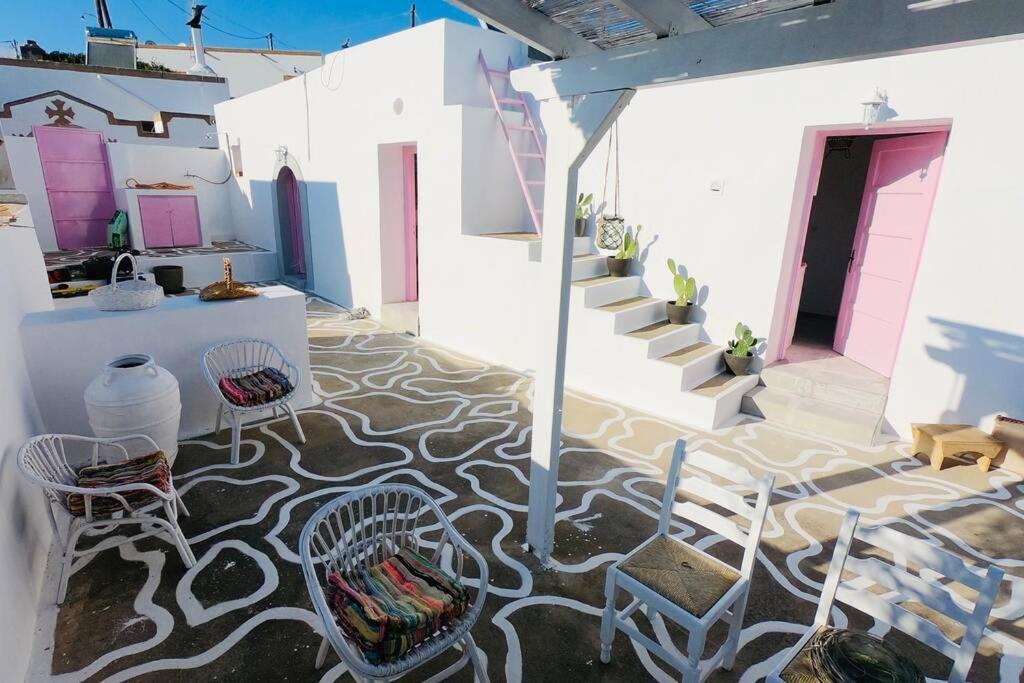 The Summer Pink House Lakhaniá Exterior foto
